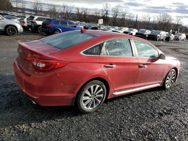  HYUNDAI SONATA 2017 Red