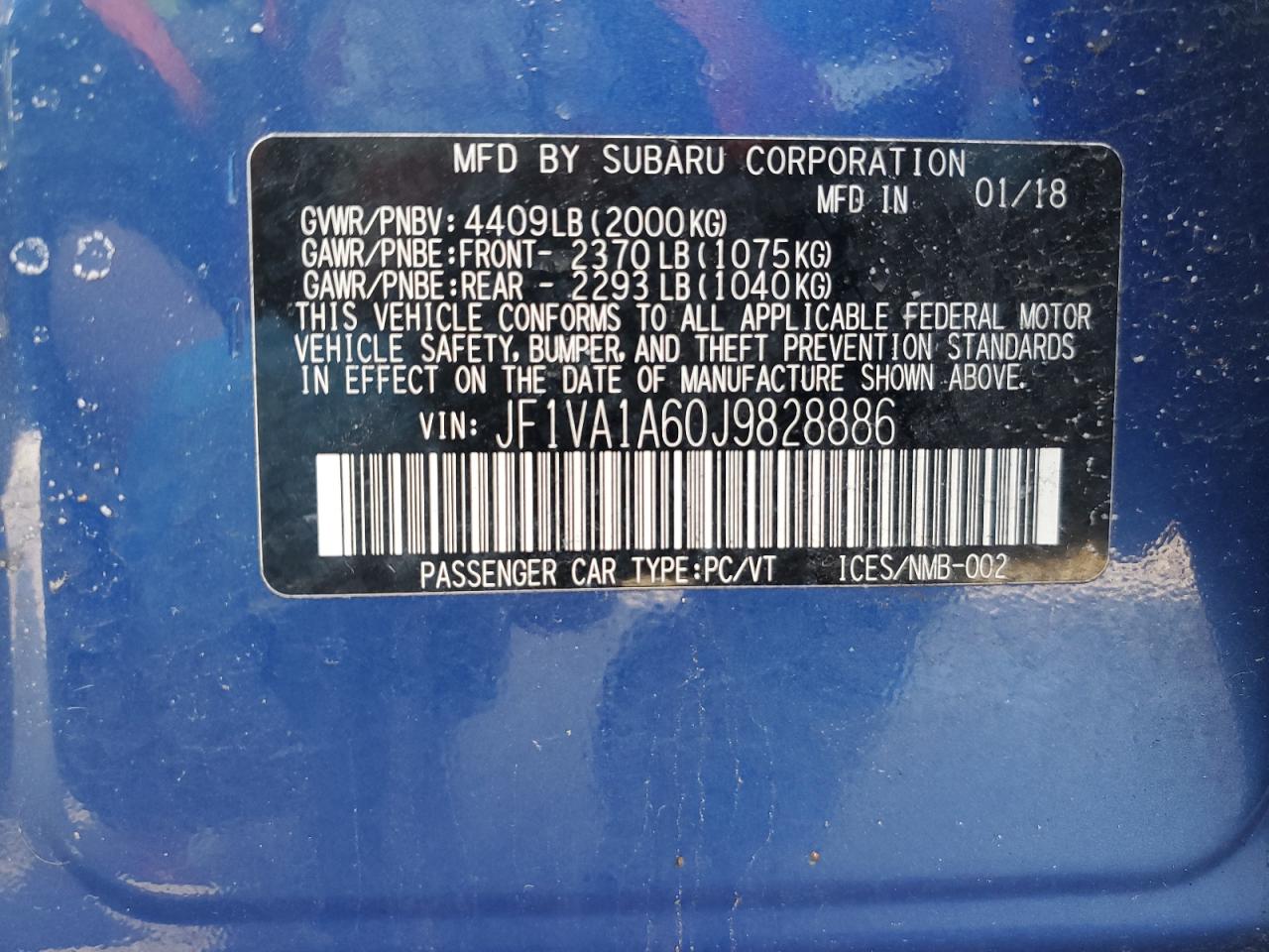 2018 Subaru WRX - Image 12
