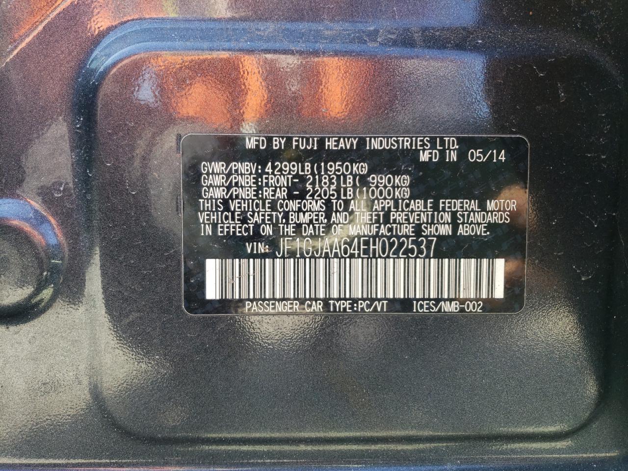2014 Subaru Impreza - Image 12