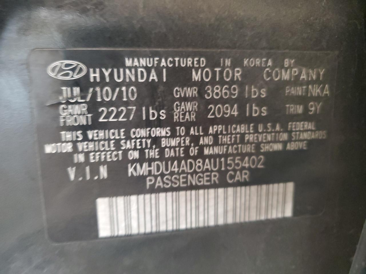 2010 Hyundai Elantra - Image 15