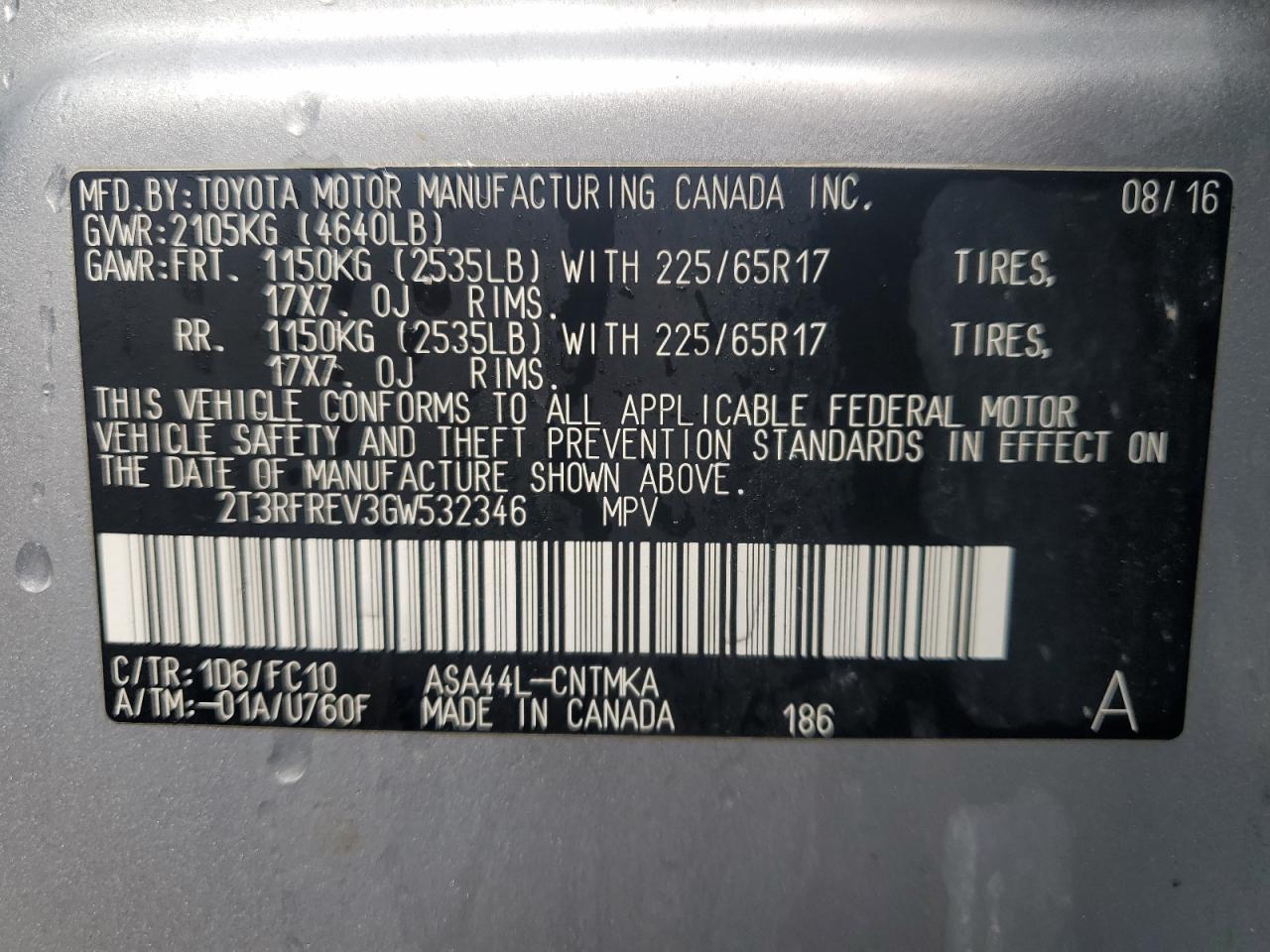 2016 Toyota RAV 4 - Image 14