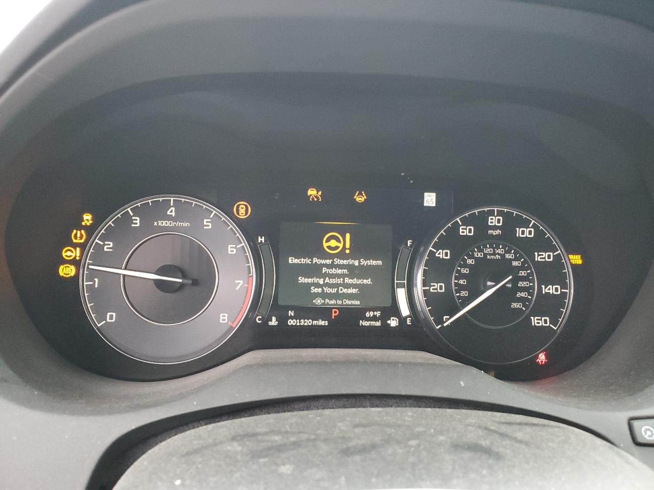 2025 Acura Rdx Advance VIN: 5J8TC2H76SL008897 Lot: 50002775