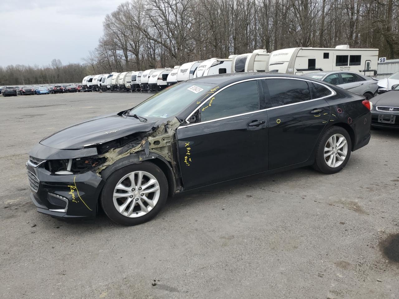 2017 Chevrolet Malibu Lt zu verkaufen in Glassboro, NJ - Front End
