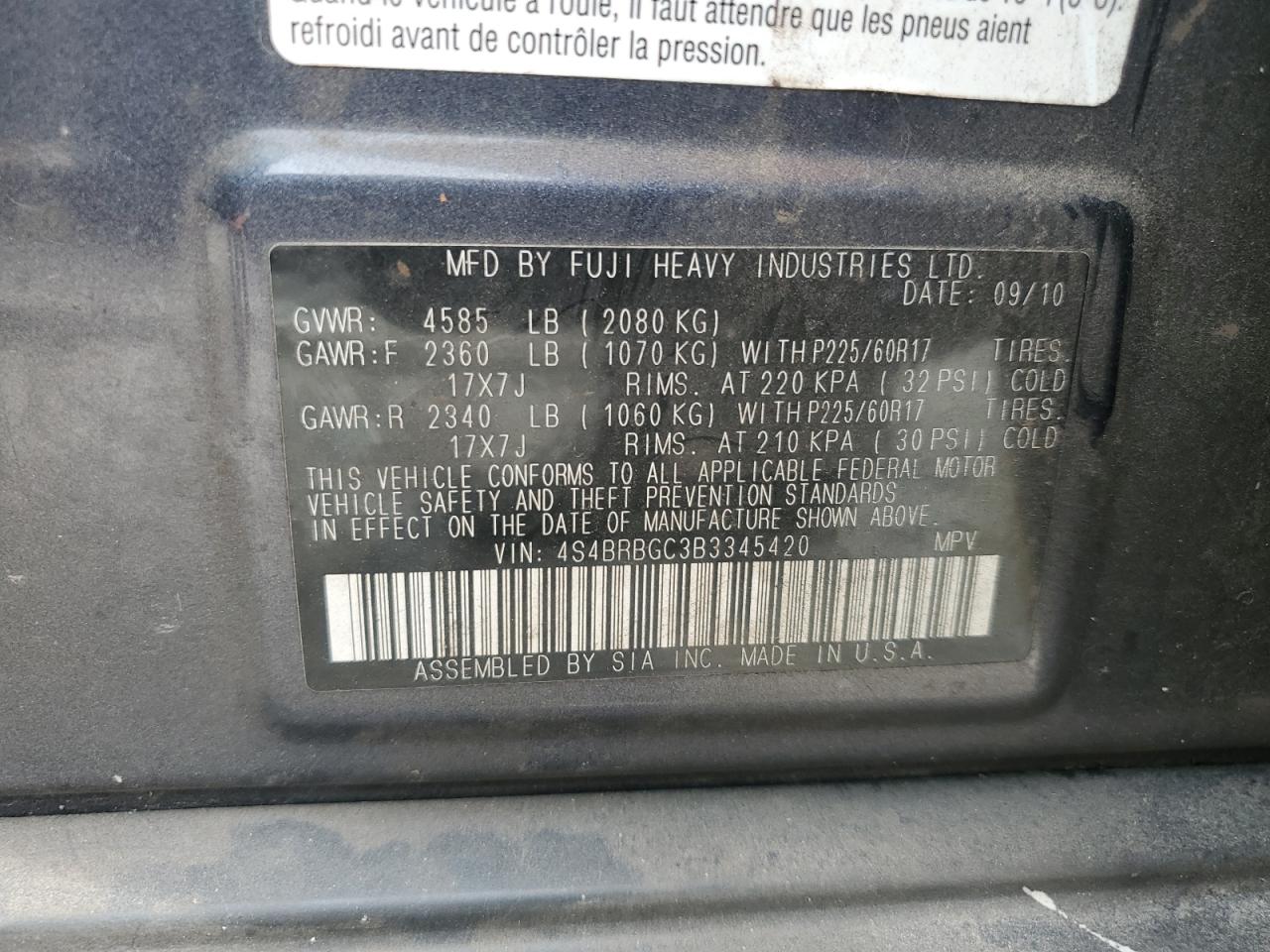 2011 Subaru Outback - Image 13