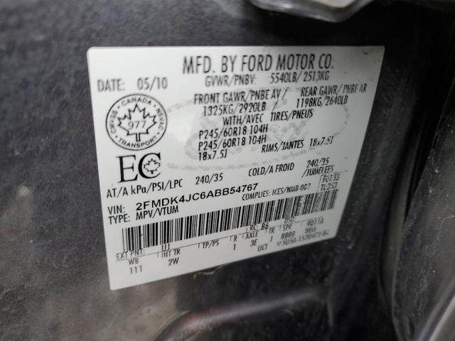 2010 FORD EDGE SEL