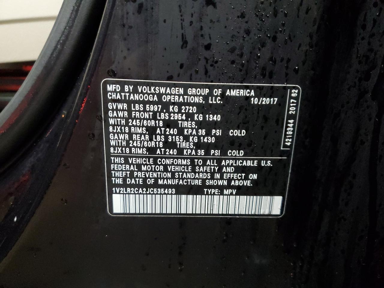 2018 Volkswagen Atlas - Image 13