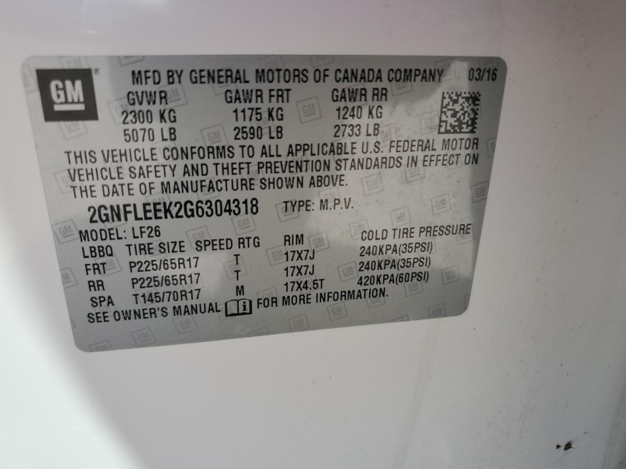 2016 Chevrolet Equinox - Image 14