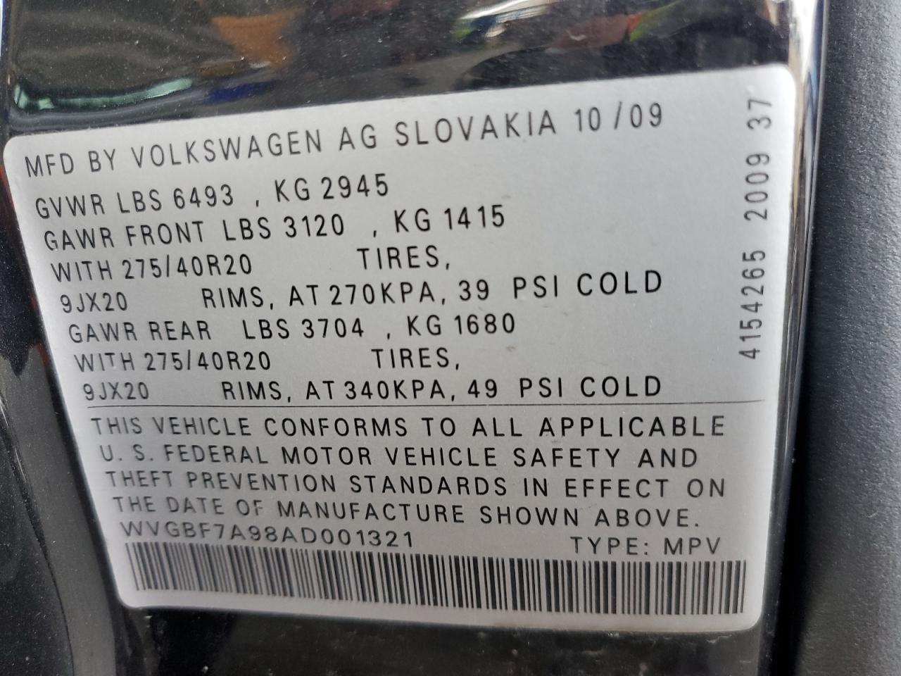 2010 Volkswagen Touareg - Image 12
