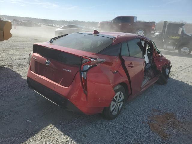 Hatchbacks TOYOTA PRIUS 2017 Red