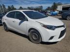 2015 Toyota Corolla L na sprzedaż w Greenwell Springs, LA - Rear End