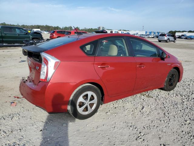  TOYOTA PRIUS 2013 Czerwony