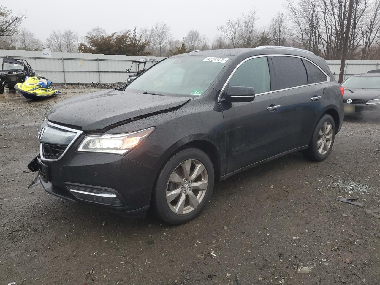 2016 Acura Mdx Advance للبيع في Windsor، NJ - Front End