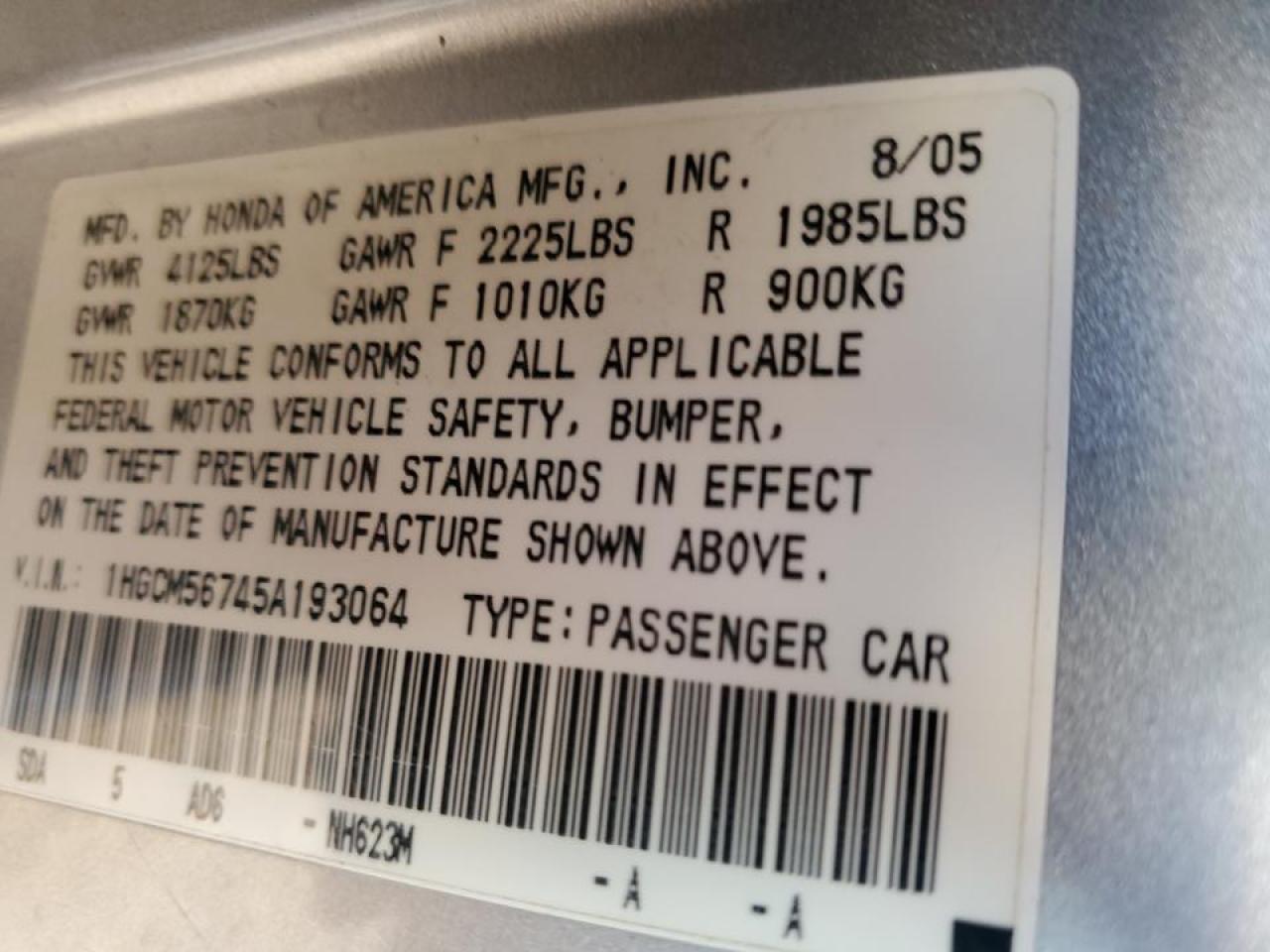 2005 Honda Accord - Image 12