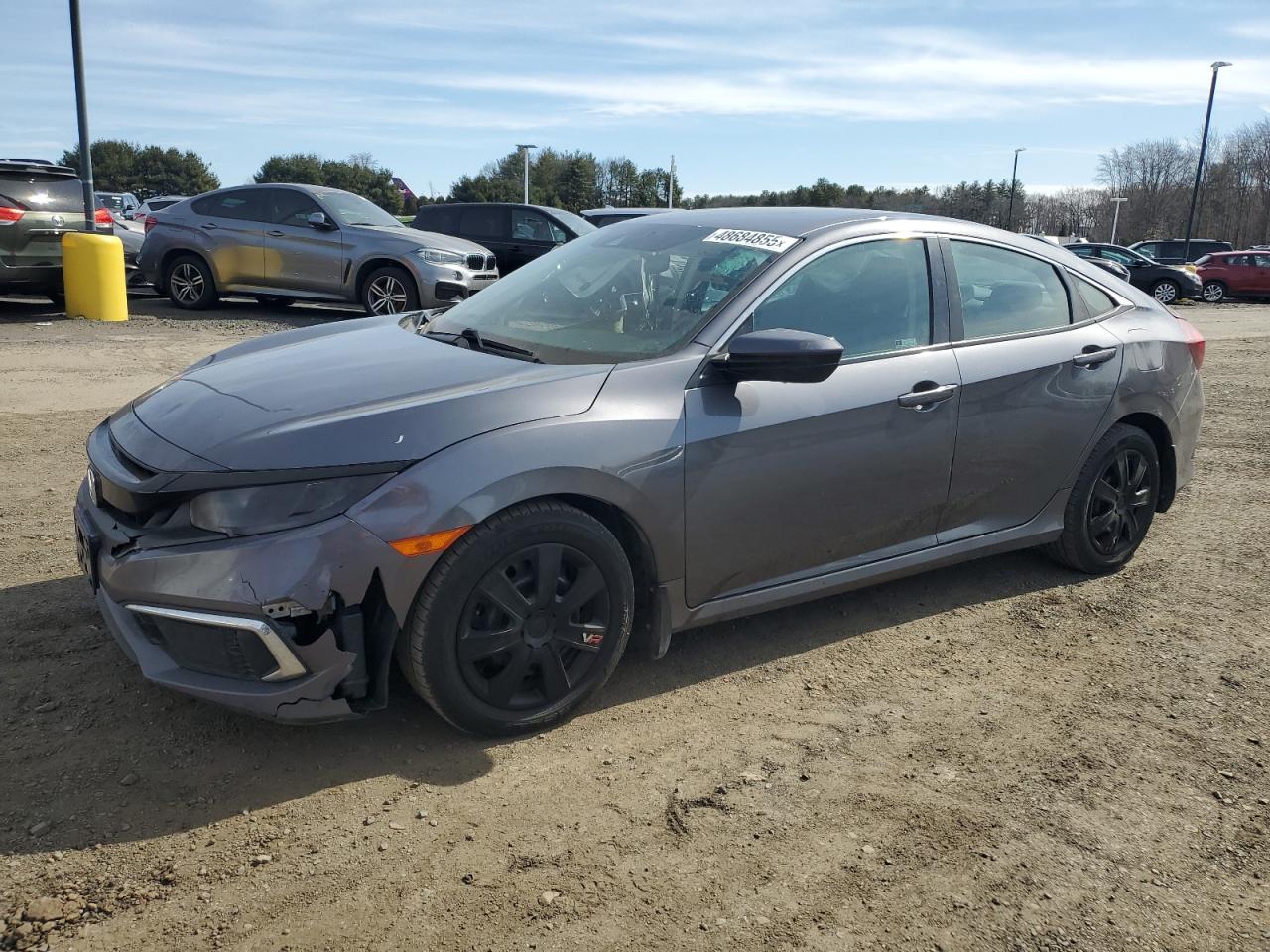 2019 Honda Civic Lx zu verkaufen in East Granby, CT - Side