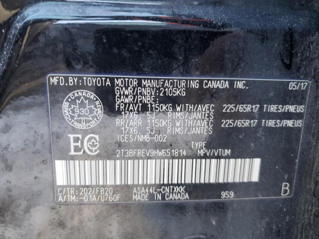 2017 TOYOTA RAV4 LE