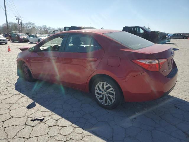  TOYOTA COROLLA 2018 Red
