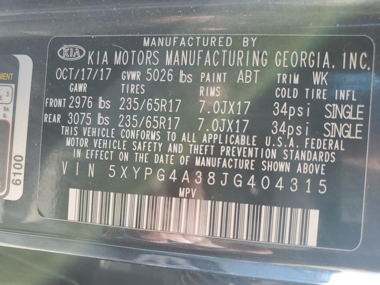2018 Kia Sorento - Image 14