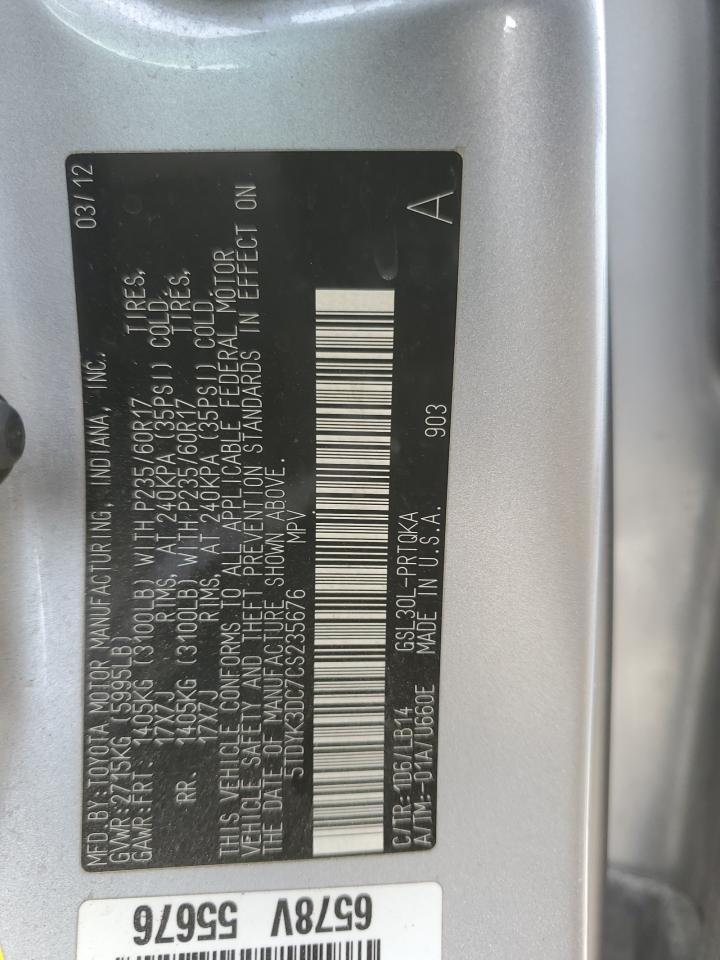 2012 Toyota Sienna - Image 16