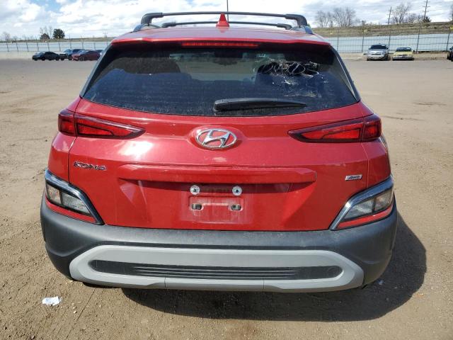  HYUNDAI KONA 2022 Czerwony