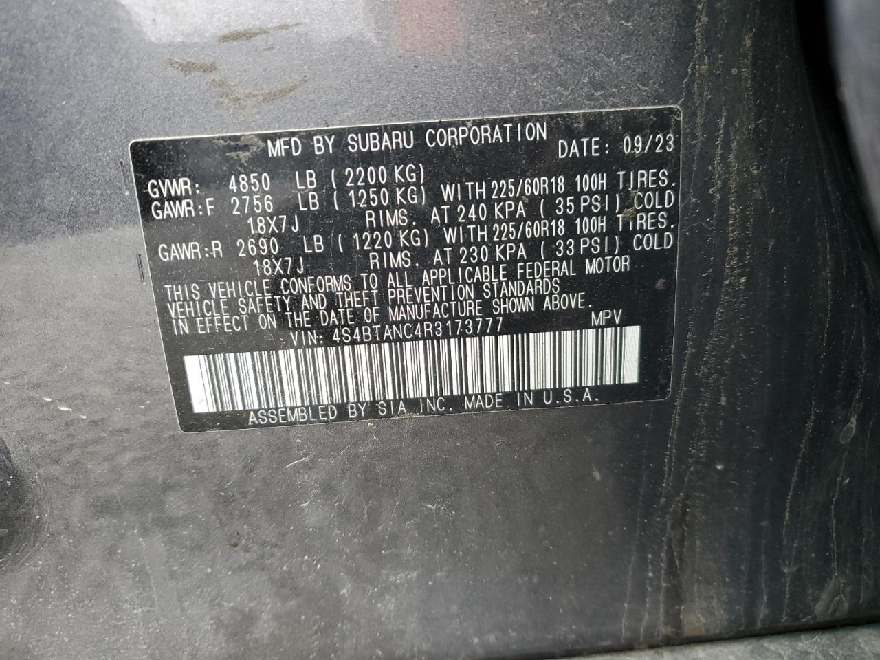 2024 Subaru Outback - Image 12