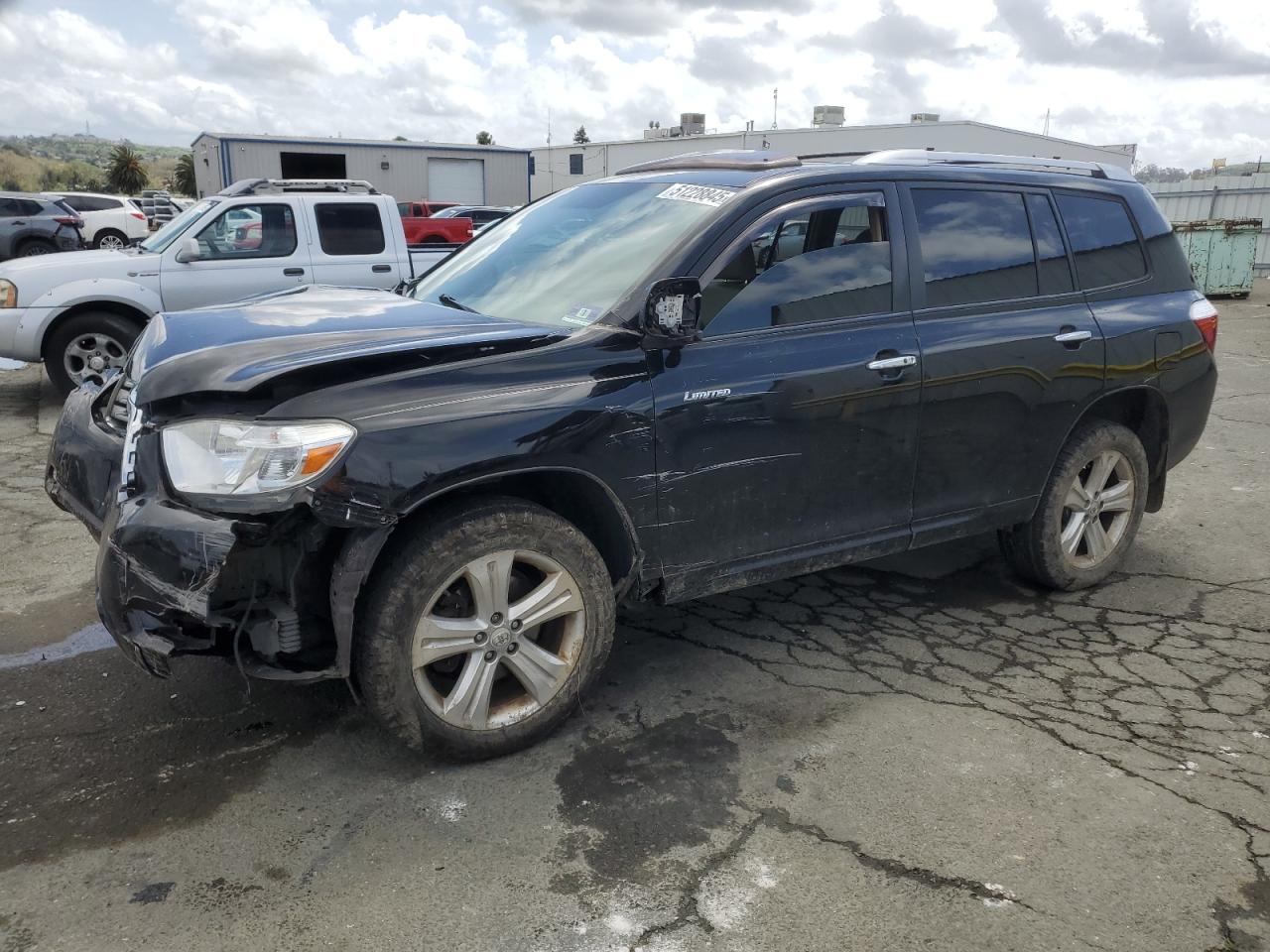 2010 Toyota Highlander Limited de vânzare în Vallejo, CA - Front End