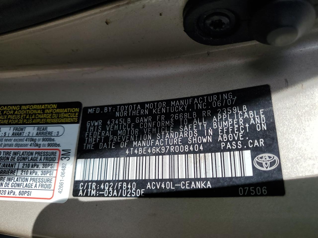2007 Toyota Camry - Image 14