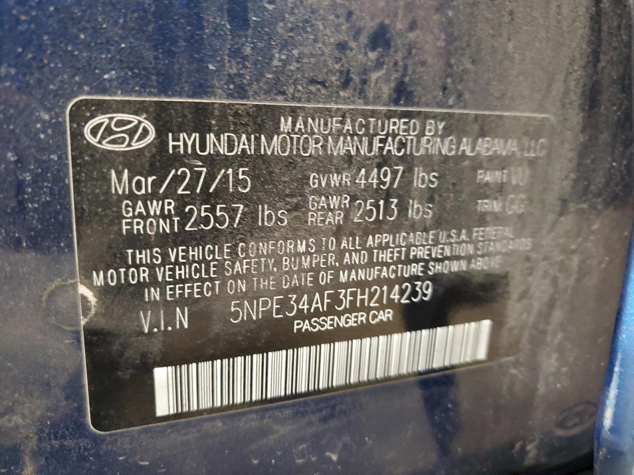 2015 Hyundai Sonata - Image 13