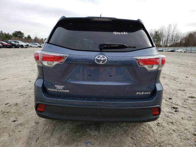  TOYOTA HIGHLANDER 2015 Granatowy