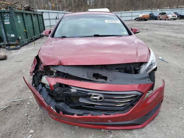  HYUNDAI SONATA 2015 Бургунди