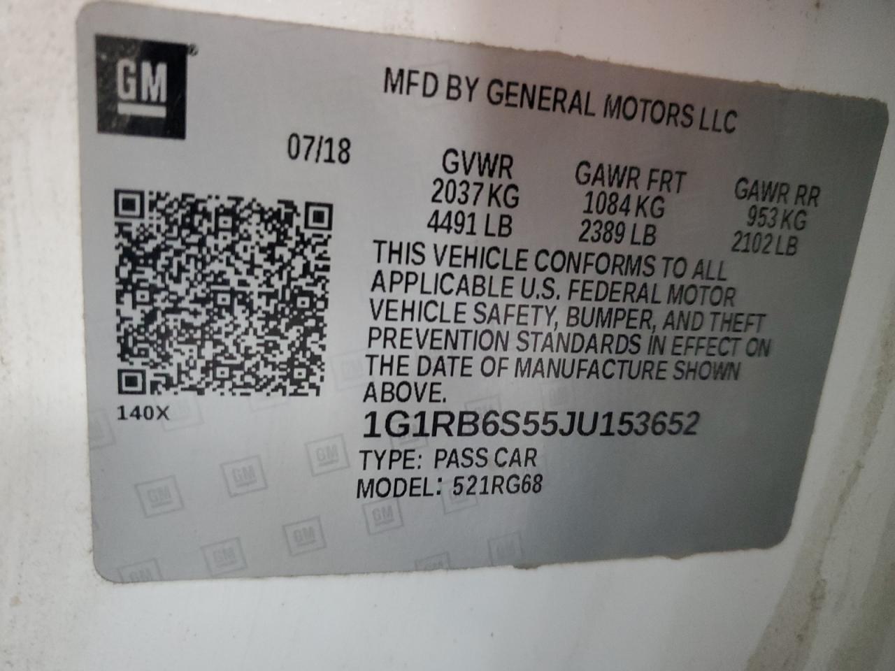 2018 Chevrolet Volt - Image 12