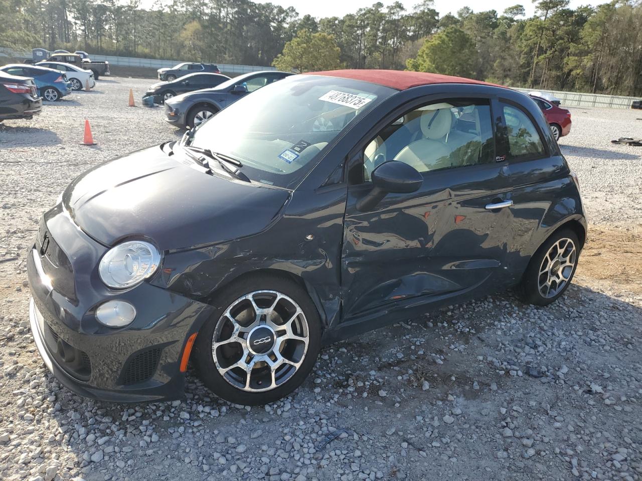 2018 Fiat 500 Pop de vânzare în Houston, TX - Side