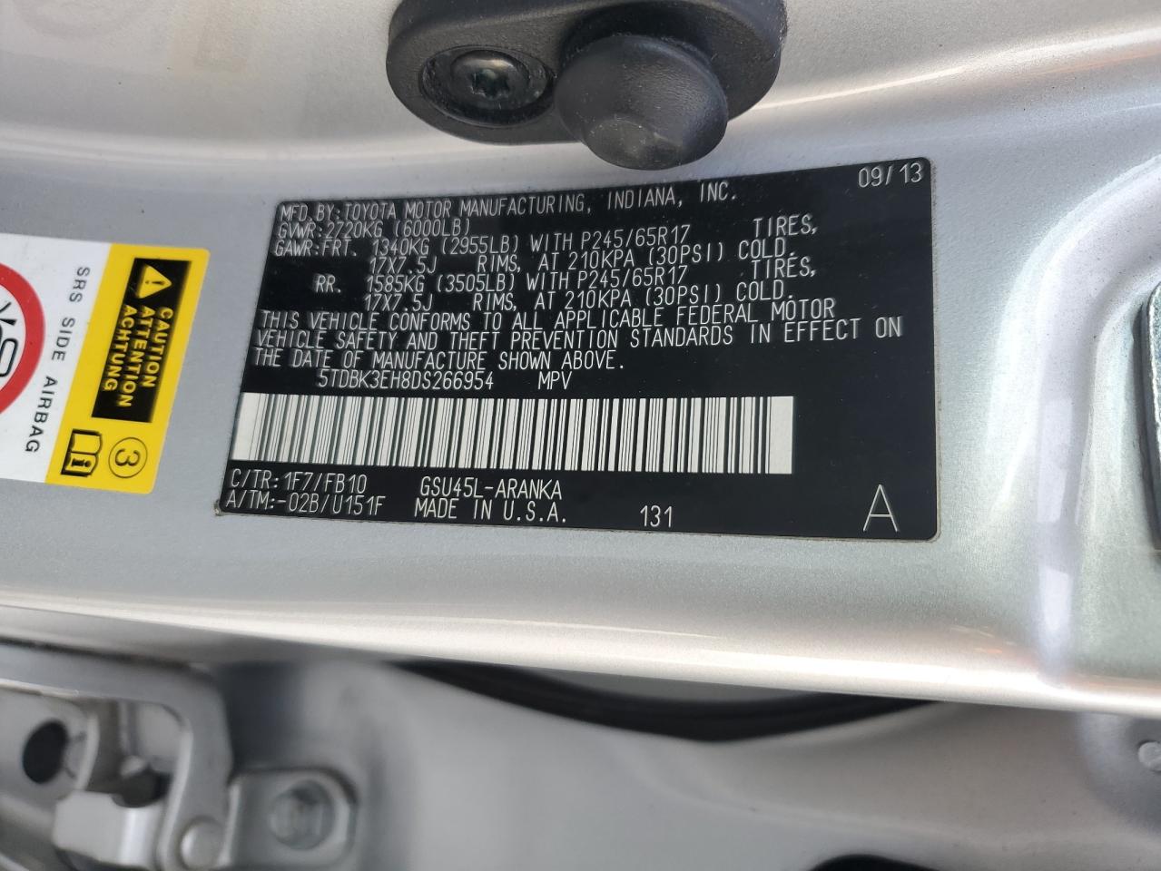 2013 Toyota Highlander - Image 14