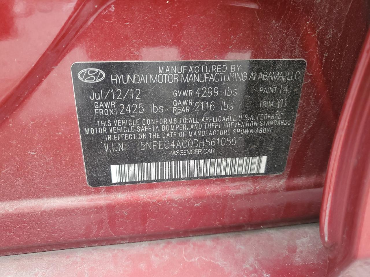 2013 Hyundai Sonata - Image 12