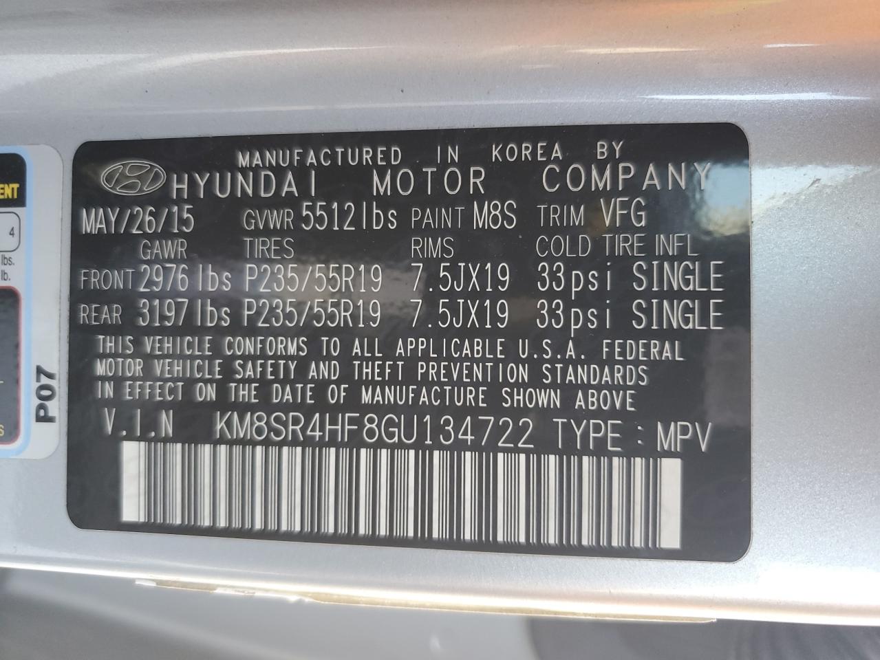 2016 Hyundai Santa Fe - Image 13