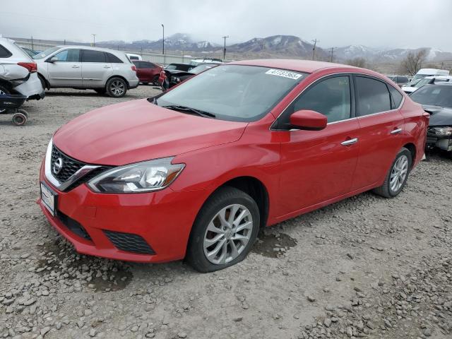  NISSAN SENTRA 2018 Червоний