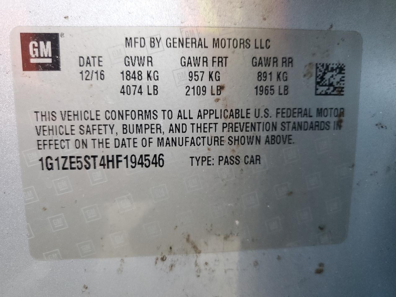 2017 Chevrolet Malibu - Image 13