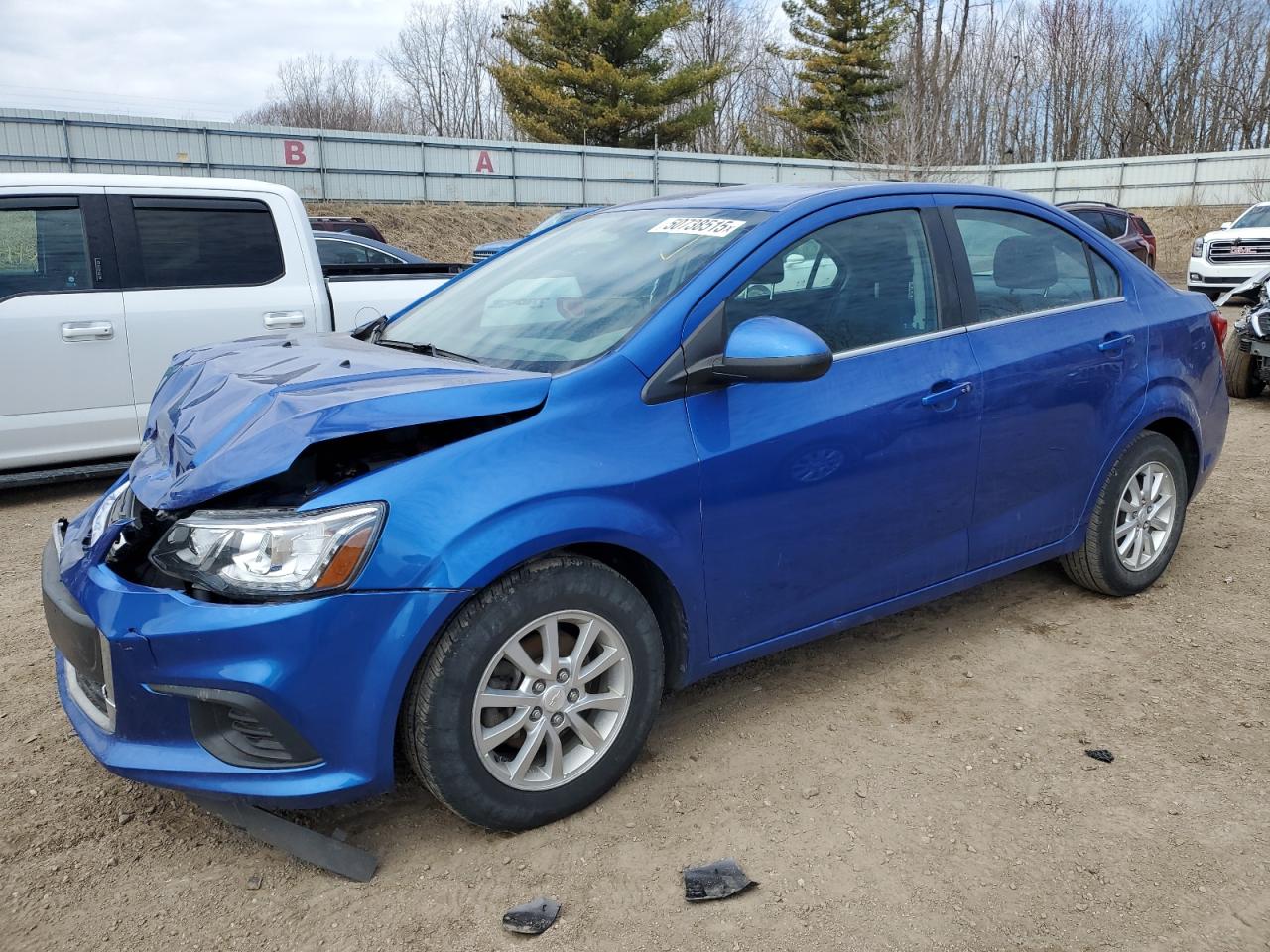 2020 Chevrolet Sonic Lt de vânzare în Davison, MI - Front End