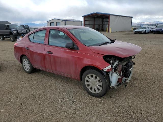  NISSAN VERSA 2014 Червоний