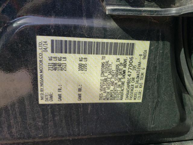 2014 NISSAN MAXIMA S