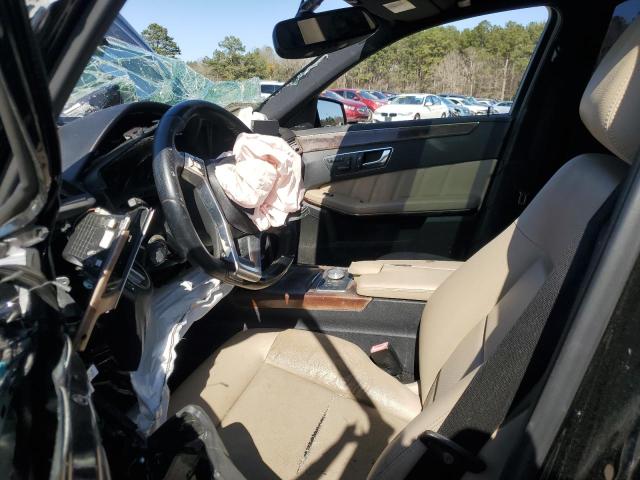 Седани MERCEDES-BENZ E-CLASS 2012 Чорний