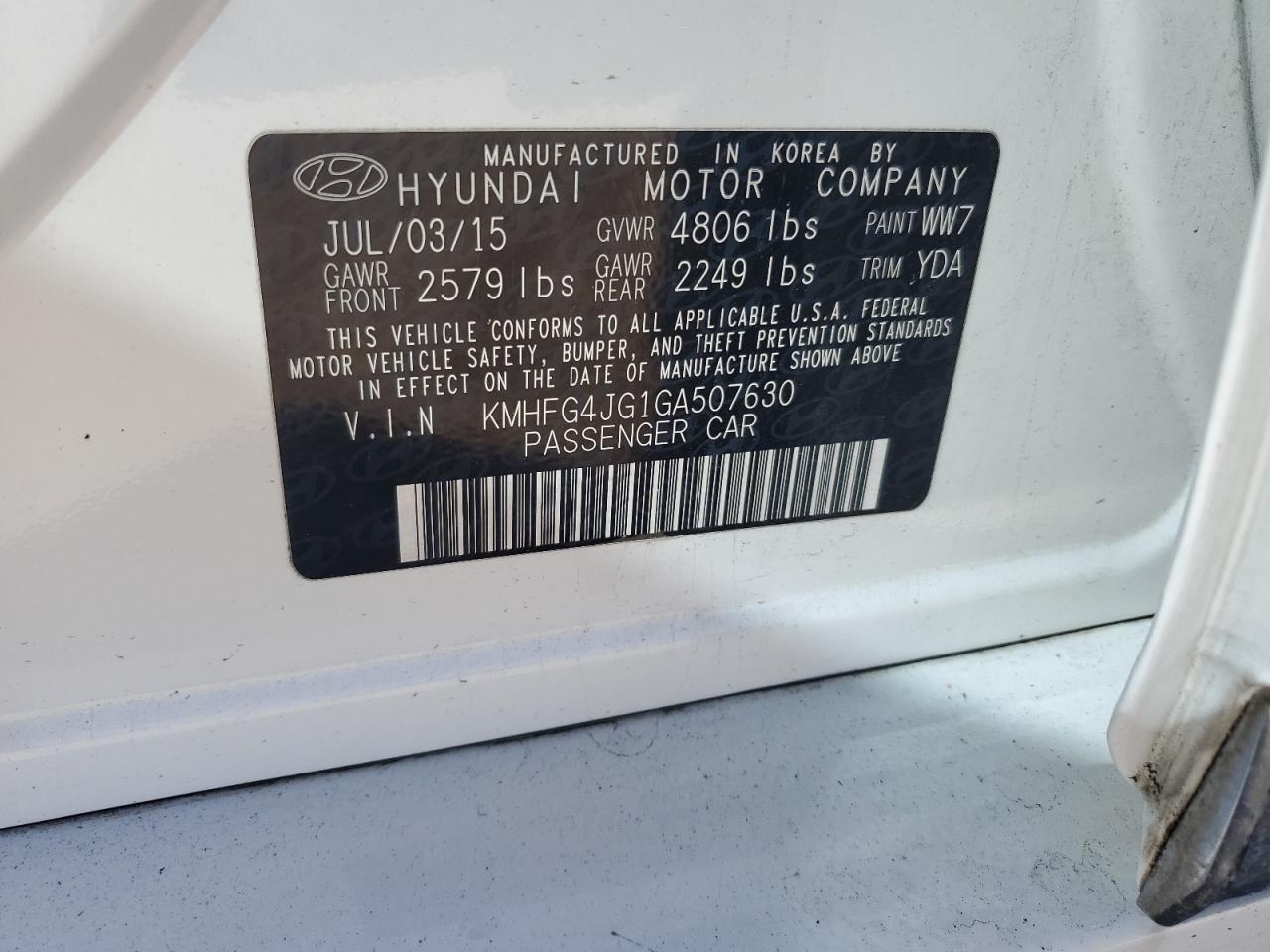 2016 Hyundai Azera - Image 12