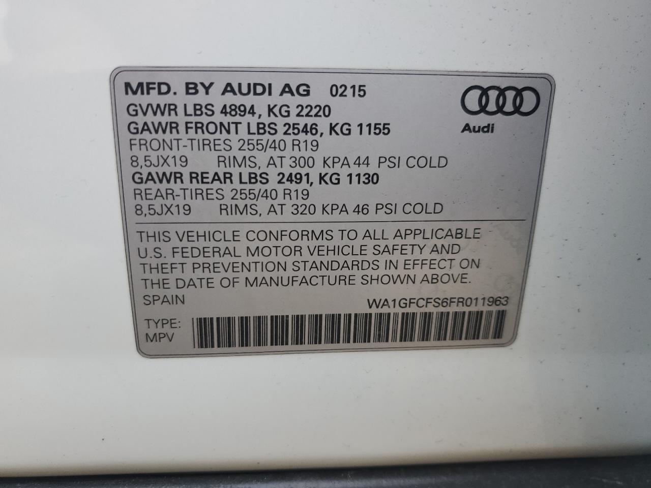 2015 Audi Q3 - Image 12