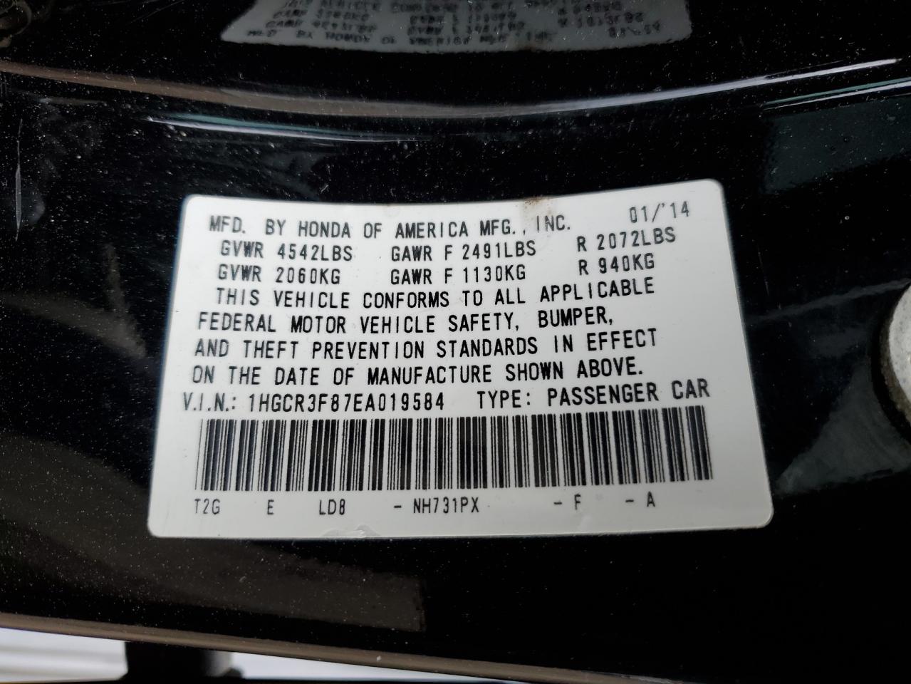 2014 Honda Accord - Image 14