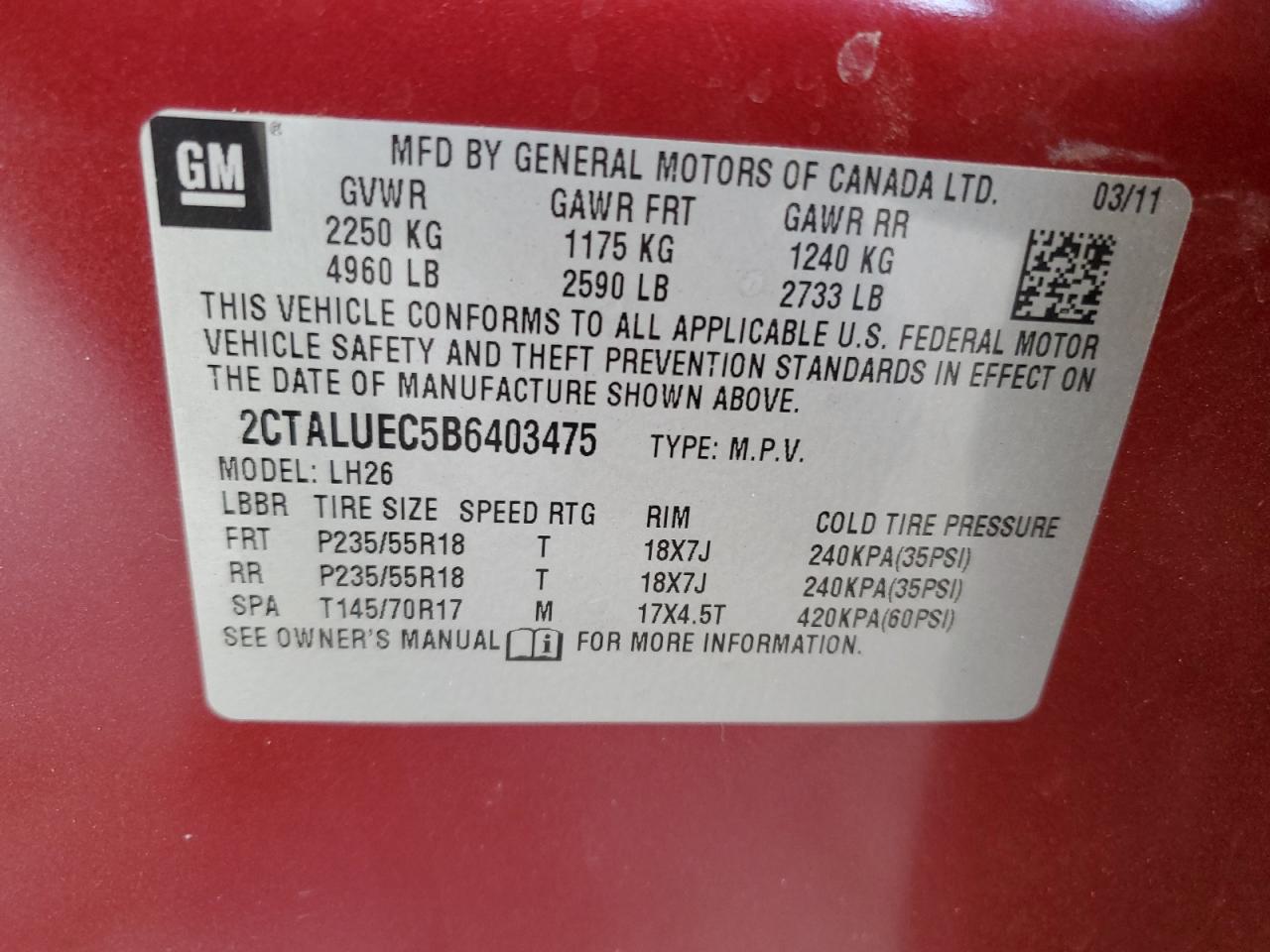 2011 GMC Terrain - Image 13