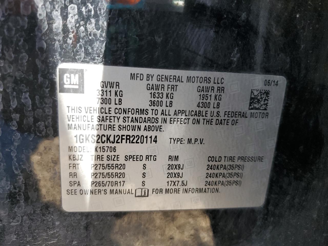 2015 GMC Yukon - Image 13