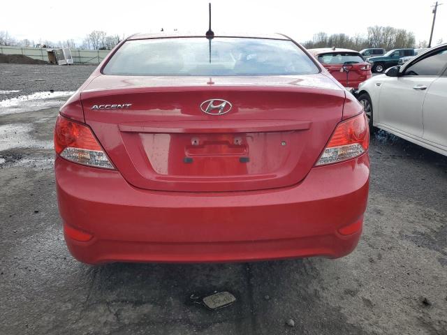  HYUNDAI ACCENT 2013 Червоний