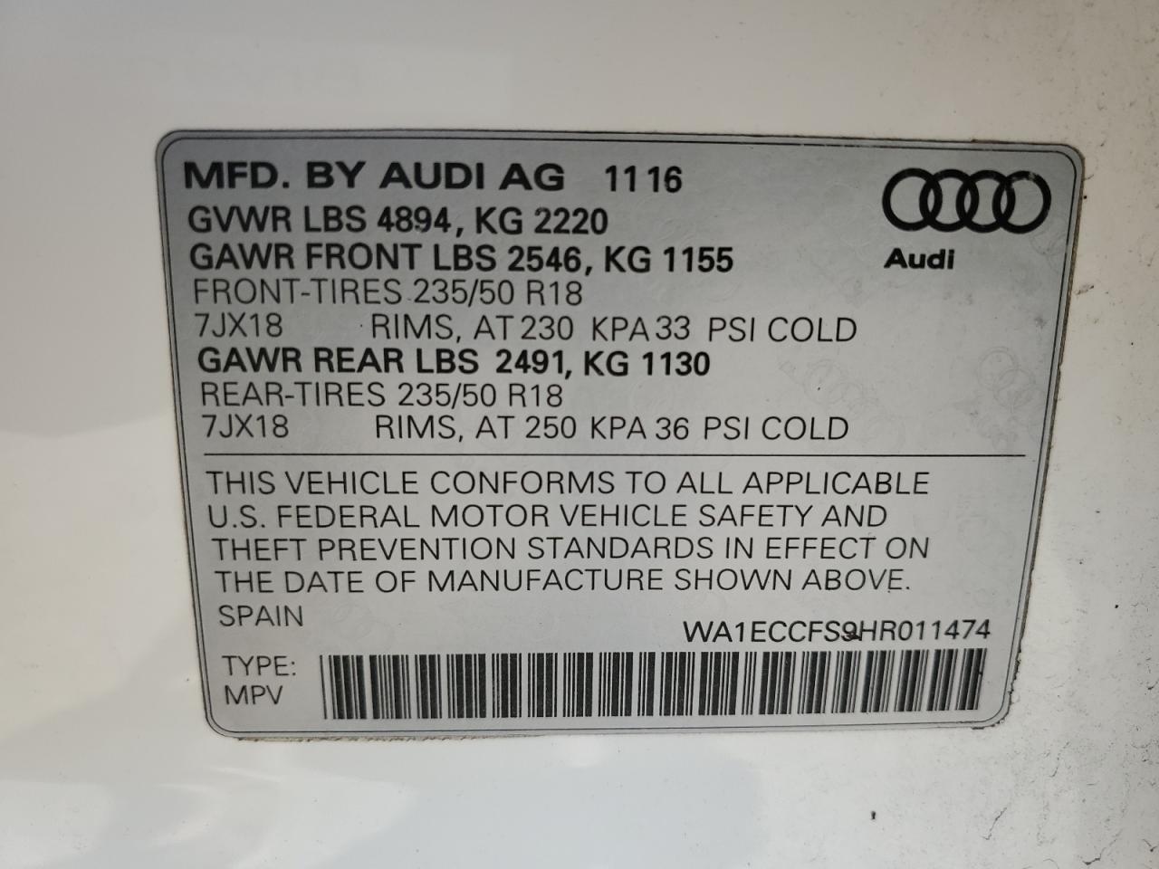 2017 Audi Q3 - Image 13