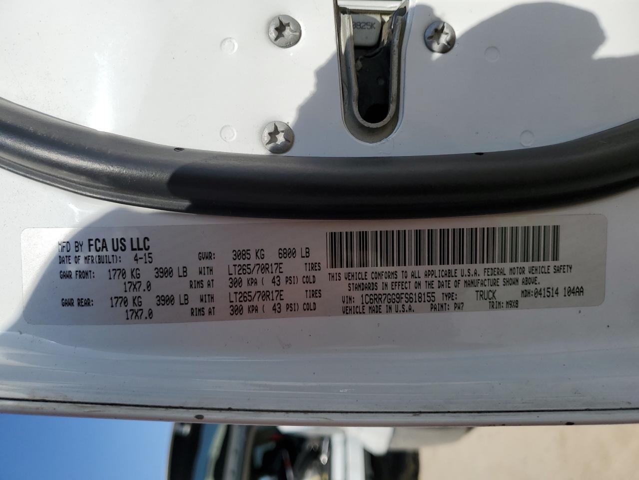 2015 RAM 1500 - Image 12