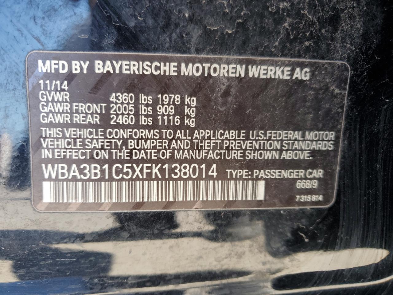 2015 BMW 3er - Image 13