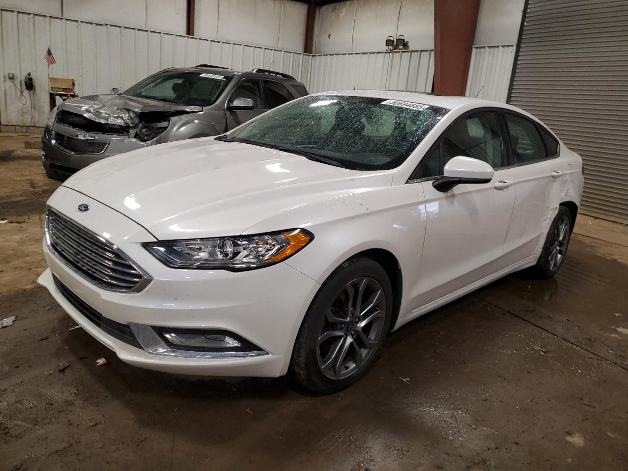 2017 Ford Fusion Se   на продаже в Lansing, MI - Side